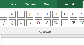 Cara Menampilkan Symbol Kurang Lebih Dengan Menu Equation Excel